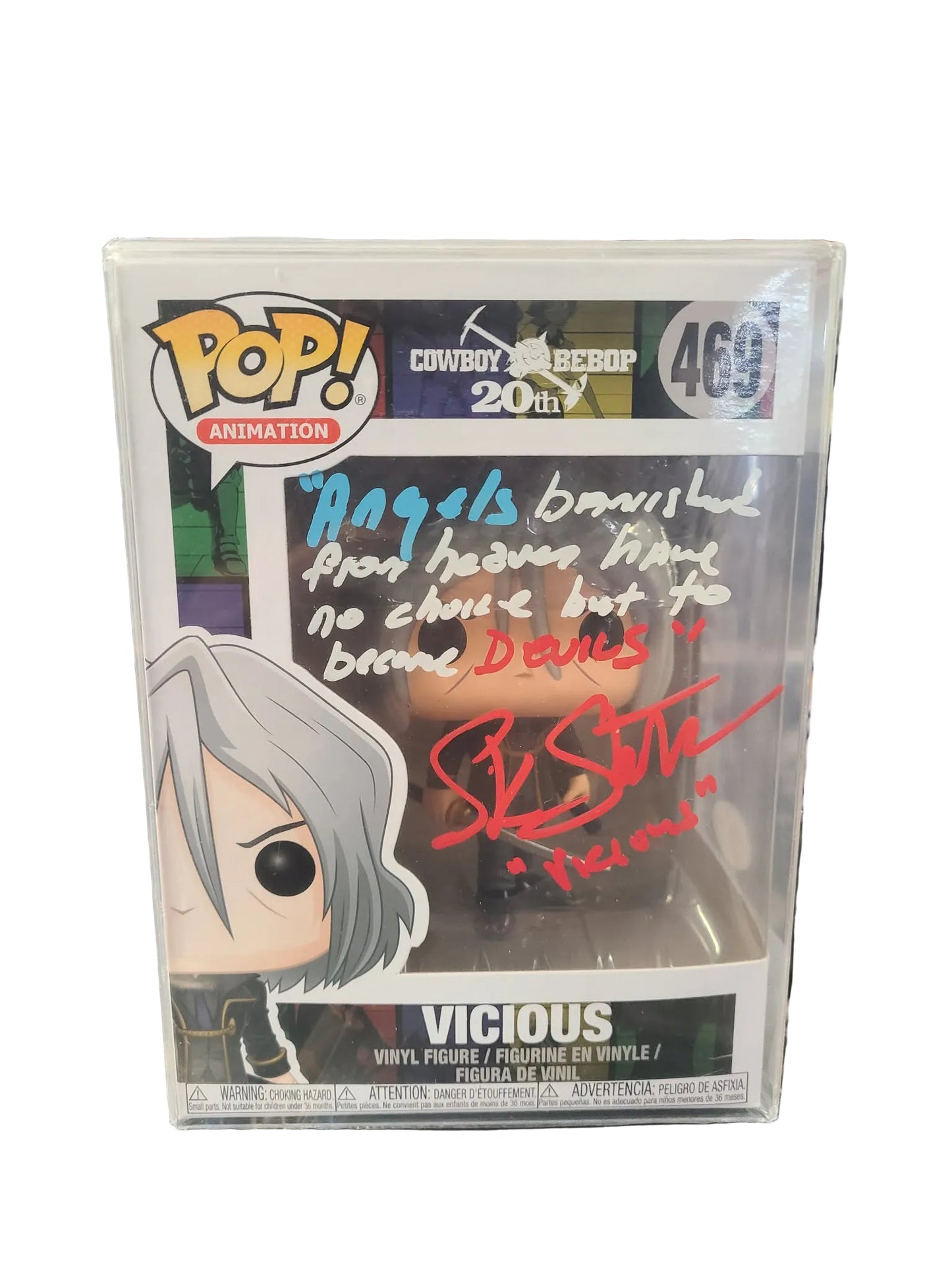 469 Cowboy Bebop: Vicious Signed by Skip Stellrecht JSA