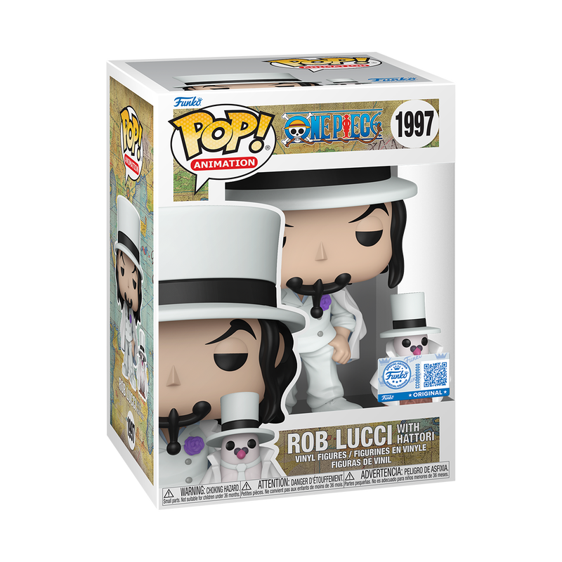 1997 One Piece : Rob Lucci with Hattori Exclusive Chase & Common Pre Release