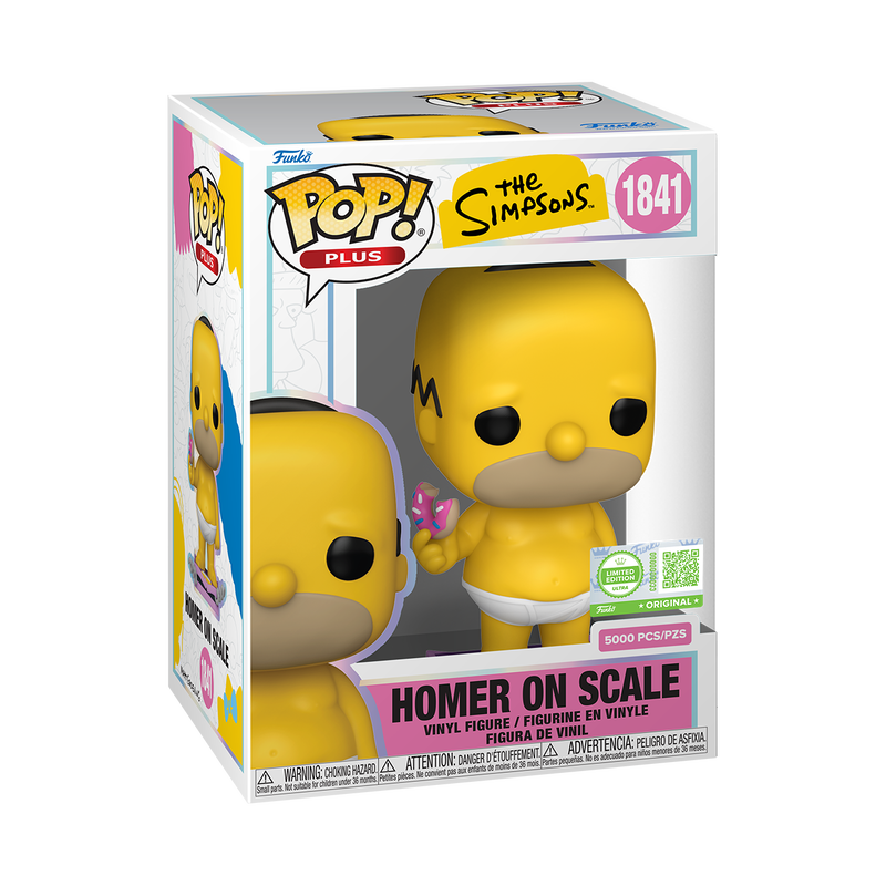 1841 The Simpsons: Homer on Scale with Pop! Protector