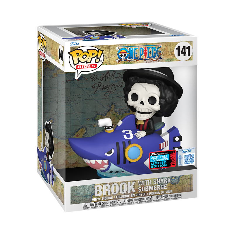 141 One Piece Rides Deluxe: Brook with Shark Submerge Exclusive