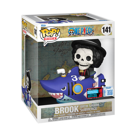 141 One Piece Rides Deluxe: Brook with Shark Submerge Exclusive