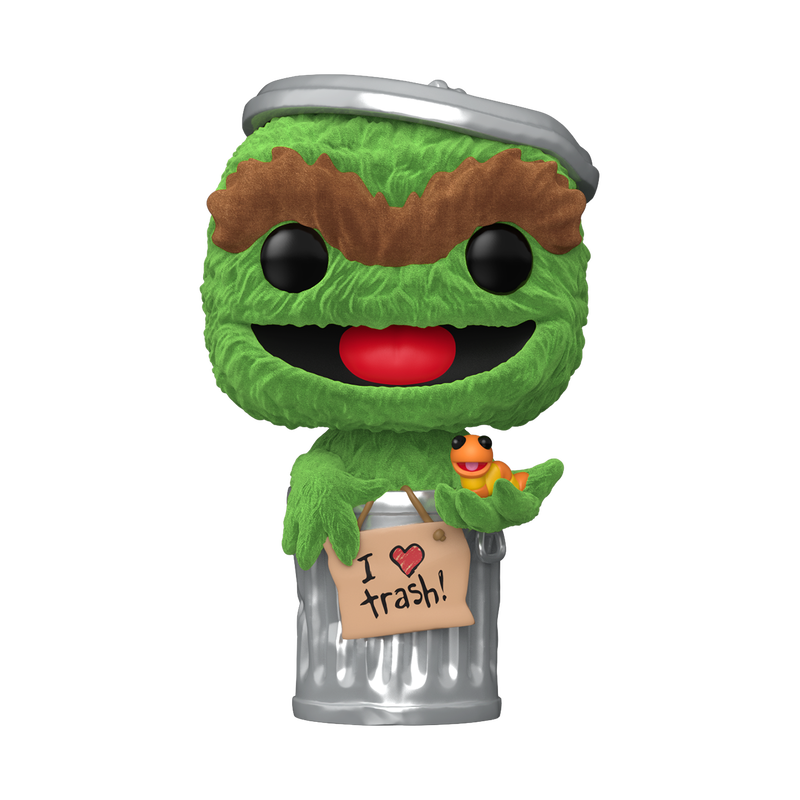 1793 Sesame Street: Oscar the Grouch (Flocked) Exclusive