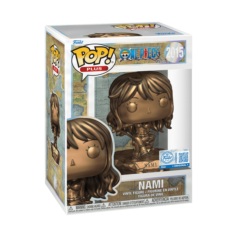 2015 One Piece: Nami Statue (Bronze) with Pop! Protector