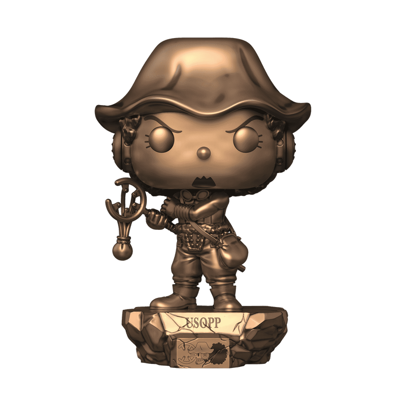 2016 One Piece: Usopp Statue (Bronze) with Pop! Protector