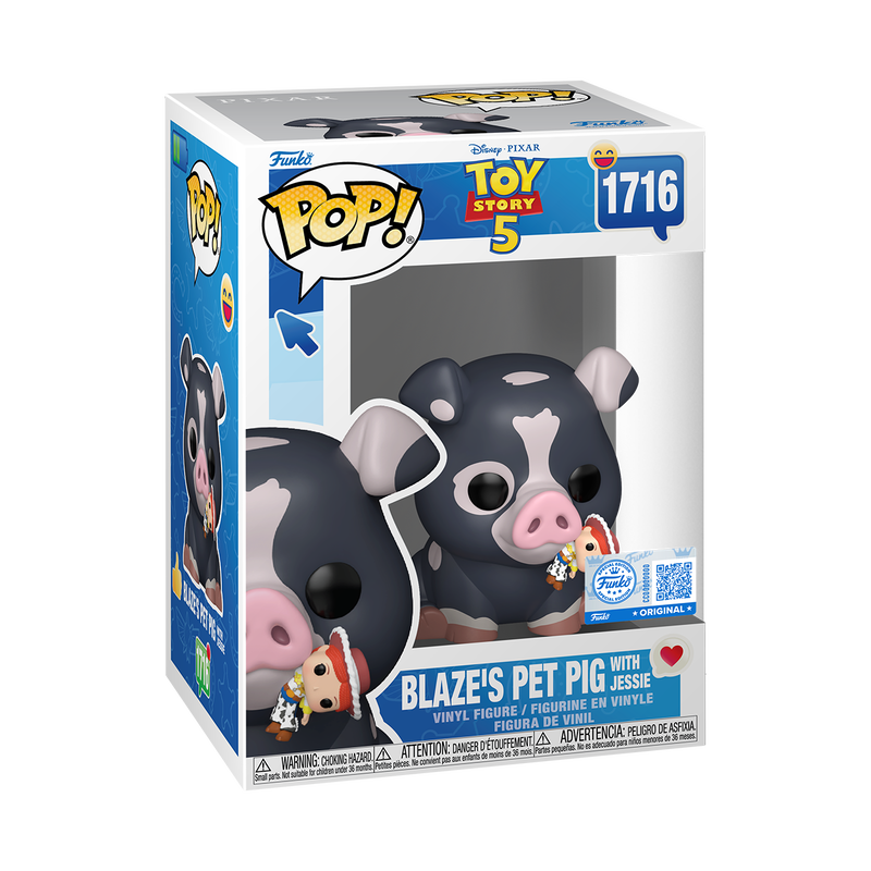 1716 Pixar Toy Story 5: Blaze's Pet Pig with Jessie