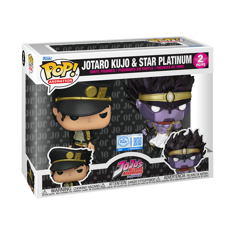 JoJo's Bizarre Adventure: Jotaro Kujo & Star Platinum 2-Pack