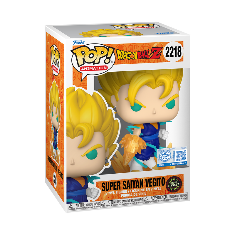 2218 Dragon Ball Z: Super Saiyan Vegito Glow Chase LE Chase + Common Bundle PR sticker