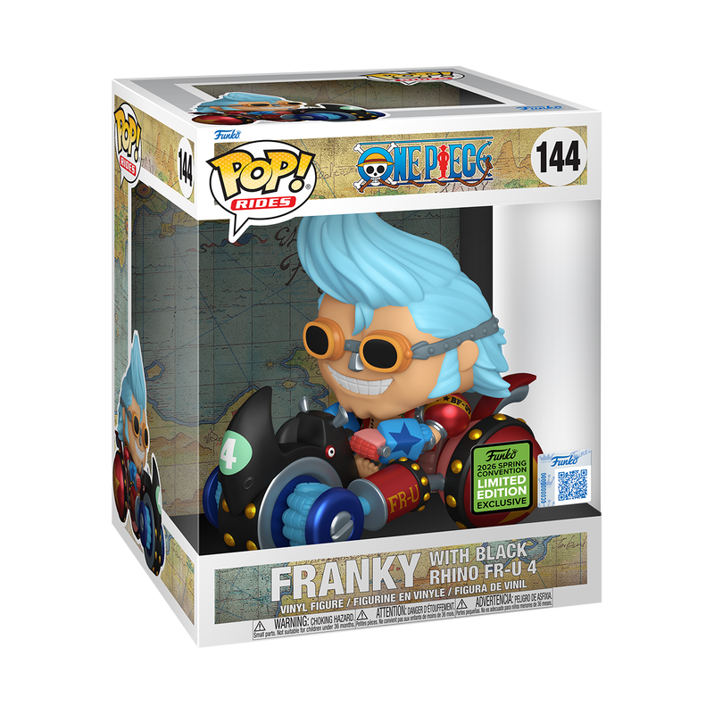 144 One Piece Rides Deluxe: Franky with Black Rhino FR-U 4 Exclusive