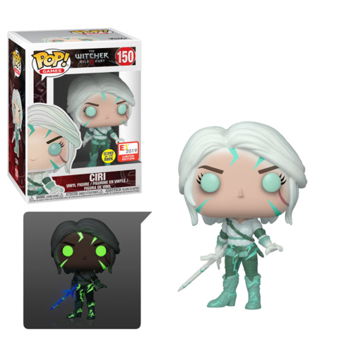 *NOT MINT* 150 The Witcher Wild Hunt : Ciri (Glow) (Exclusive)