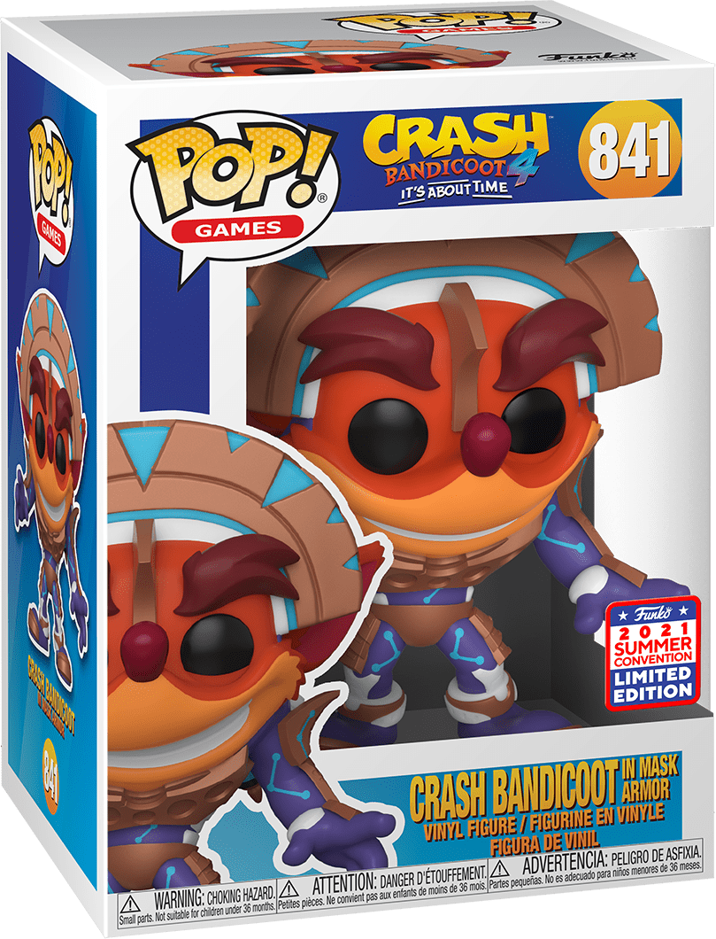 841 Crash Bandicoot 4 It's About Time : Crash Bandicoot In Mask Armor