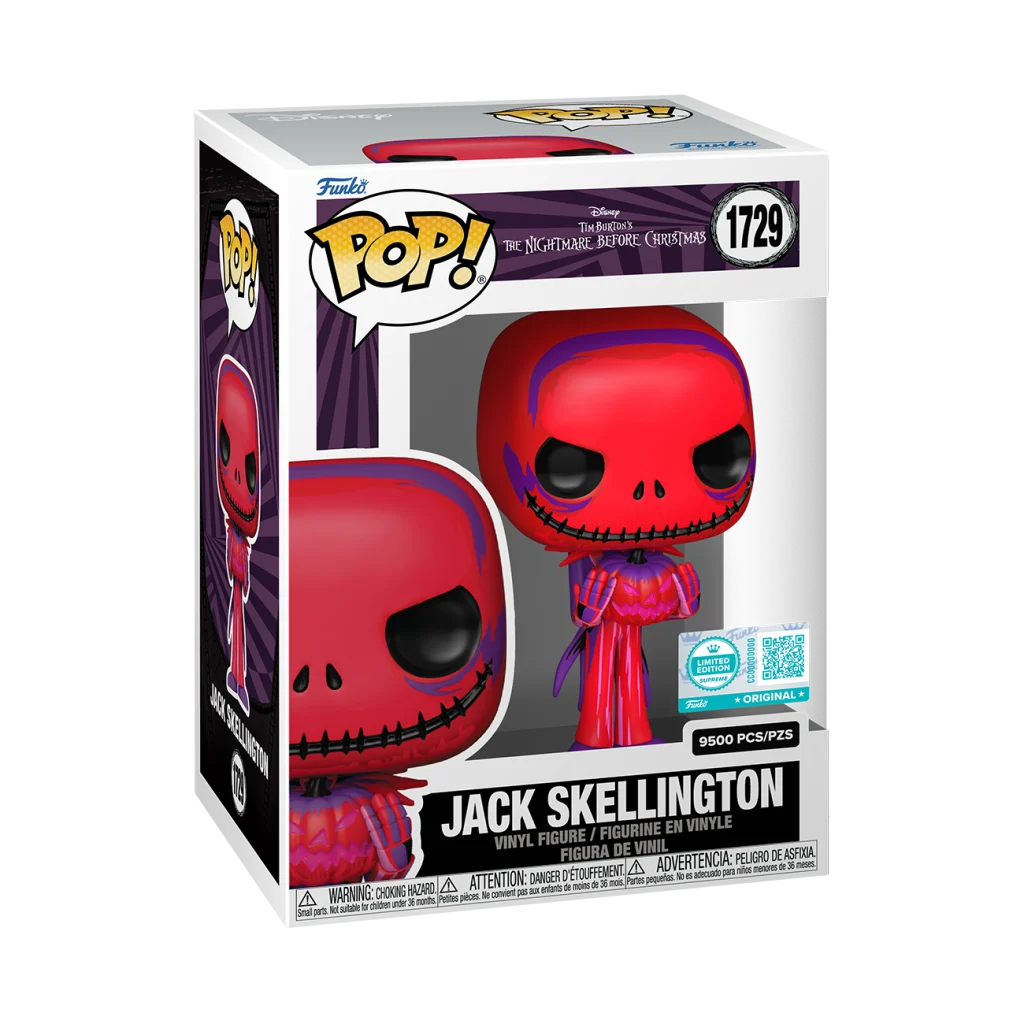 1729 Jack Skellington: Jack Skellington w/ Pumpkin Exclusive LE9500