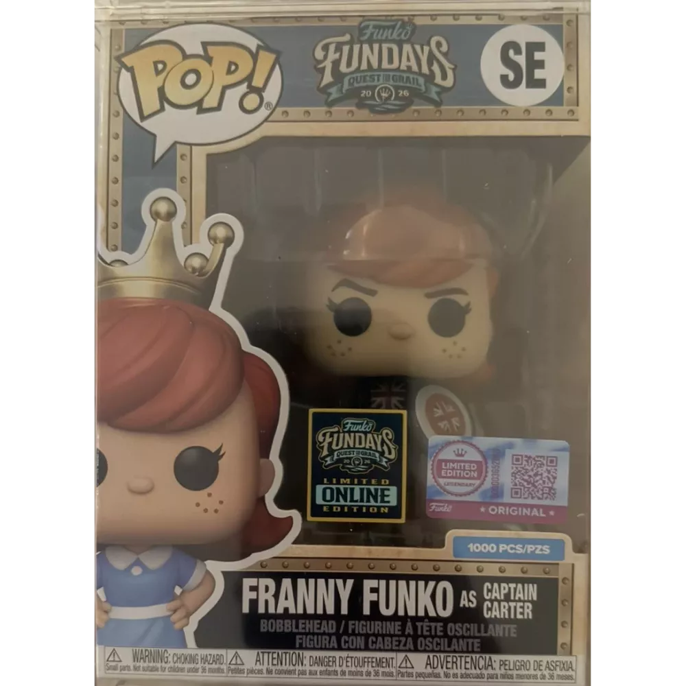 SE FUNKO FUNDAYS QUEST GRAIL 2026: Franny Funko as Captain Carter (1000pcs)
