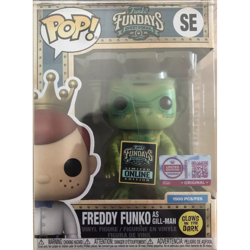 SE FUNKO FUNDAYS QUEST GRAIL 2026:  Freddy Funko as Gill-Man GITD (1500pcs)