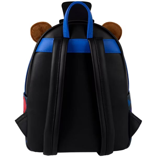 Loungefly Five Nights at Freddys Blue Mini Backpack with a Pizza Pocket