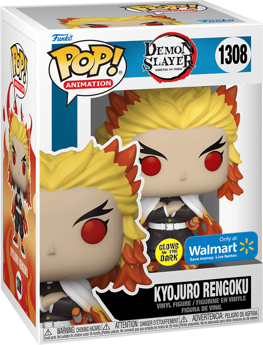 *NOT MINT* 1308 Demon Slayer: Kyojuro Rengoku GITD (Exclusive)