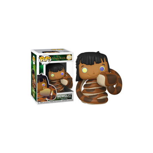 987 Disney The Jungle Book : Mowgli with KAA