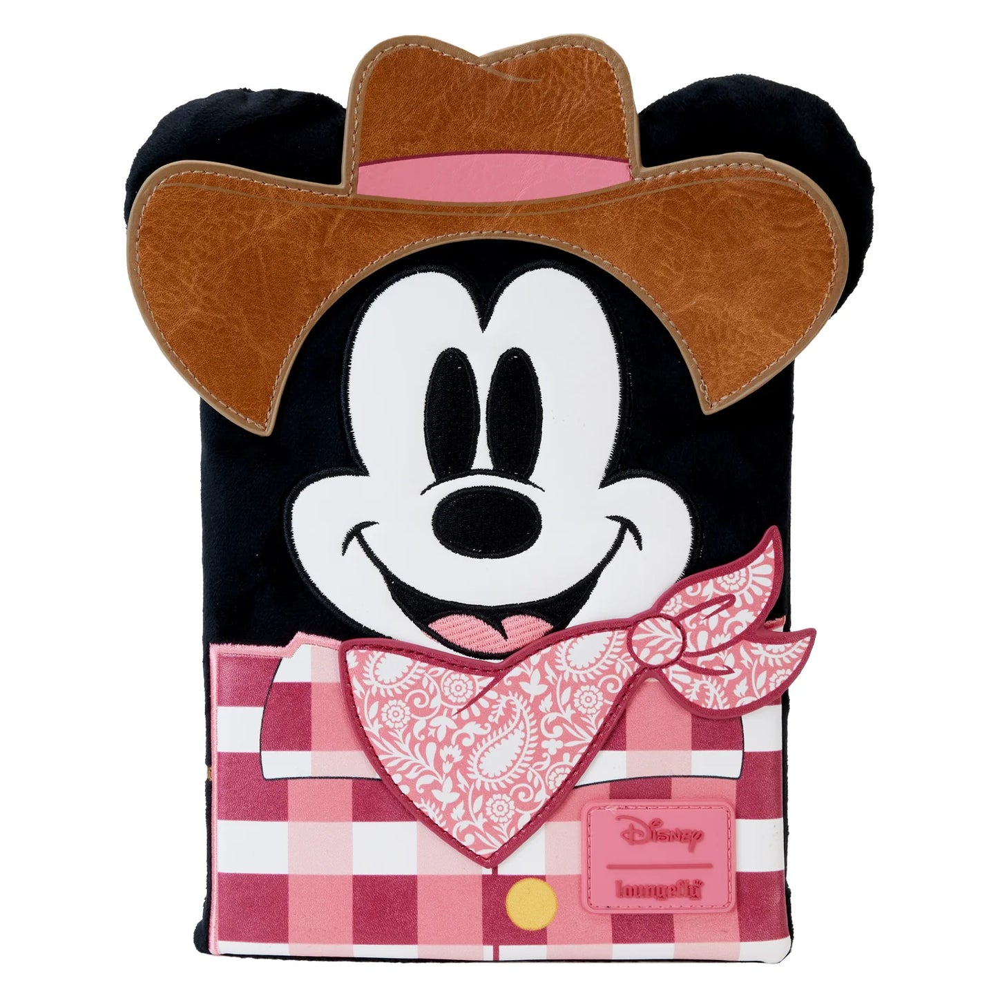 Loungefly Disney Western Mickey Plush Journal