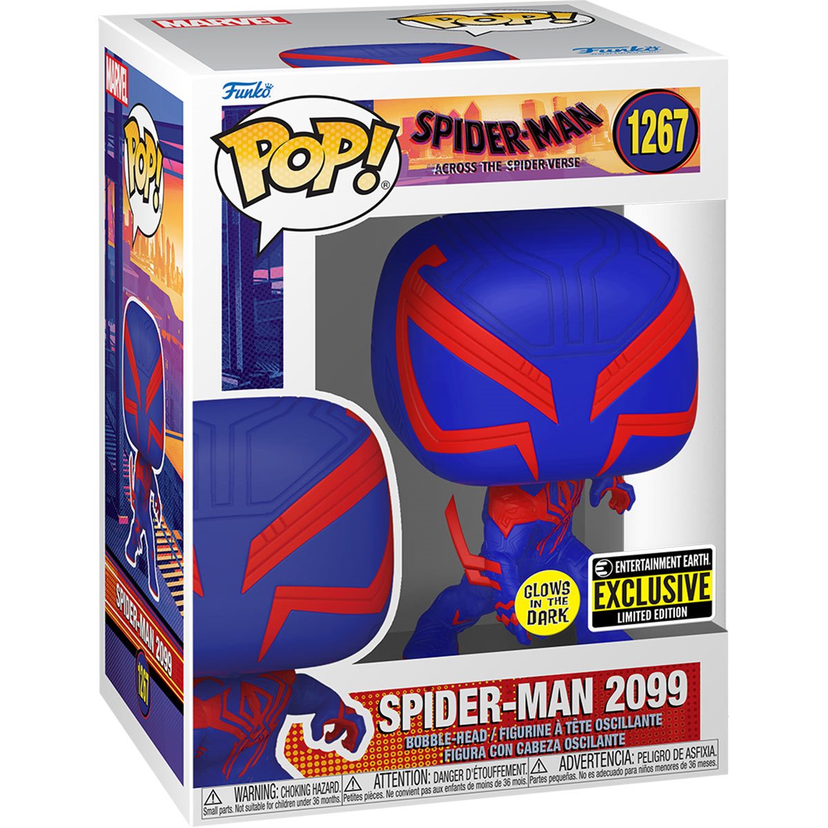 1267 Spider-Man: Across the Spider-Verse: Spider-Man 2099 GITD (Entertainment Earth Exclusive)