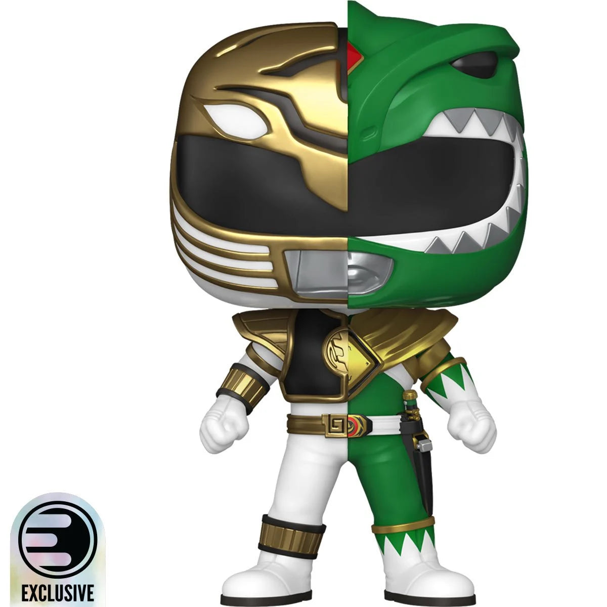 1750 Mighty Morphin' Power Rangers Green/White Ranger - Entertainment Earth Exclusive