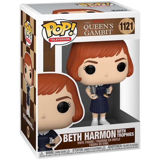 1121 The Queen’s Gambit : Beth Harmon with Trophies