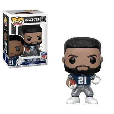 68 NFL Dallas Cowboys Football: Ezekiel Elliott [Blue Jersey]