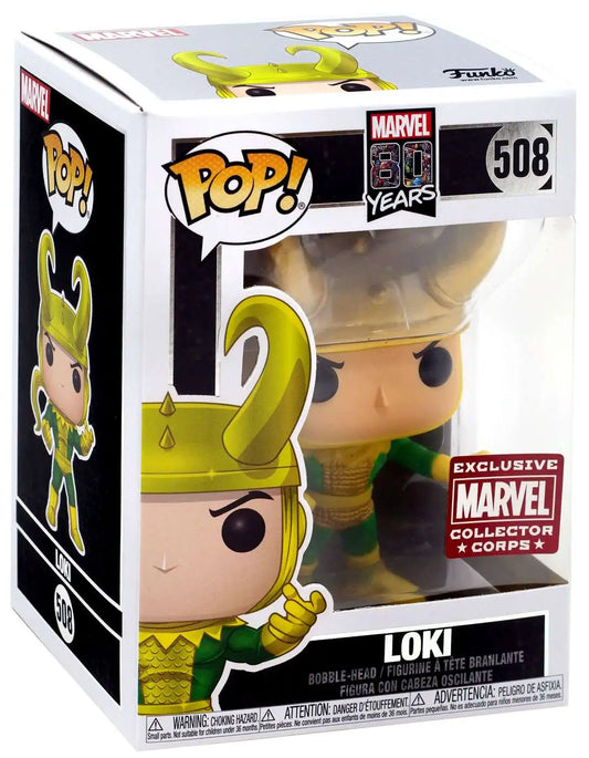 508 Funko 80th Anniversary Marvel : Loki Exclusive [Classic]