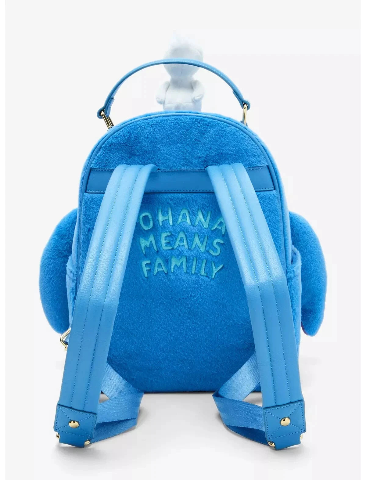 Our Universe Plush Dangle Toes Stitch with Duckling Mini Backpack