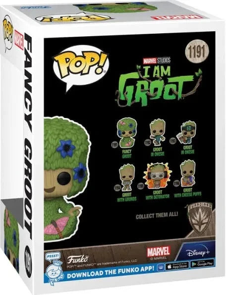 1191 I Am Groot: Fancy Groot (Flocked) (Exclusive)