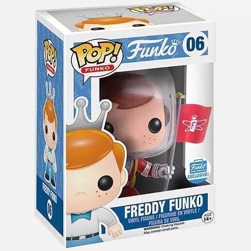 06 Freddy Funko: Freddy Funko as Astronaut with Flag