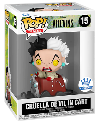 15 Disney Villains : Cruella De Veil in Cart (Funko Exclusive)