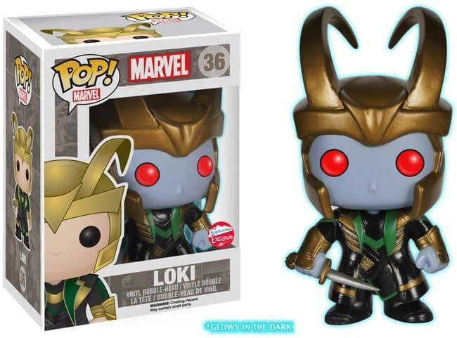 36 Marvel Thor Movie: Loki Frost Giant GITD Exclusive Fugitive