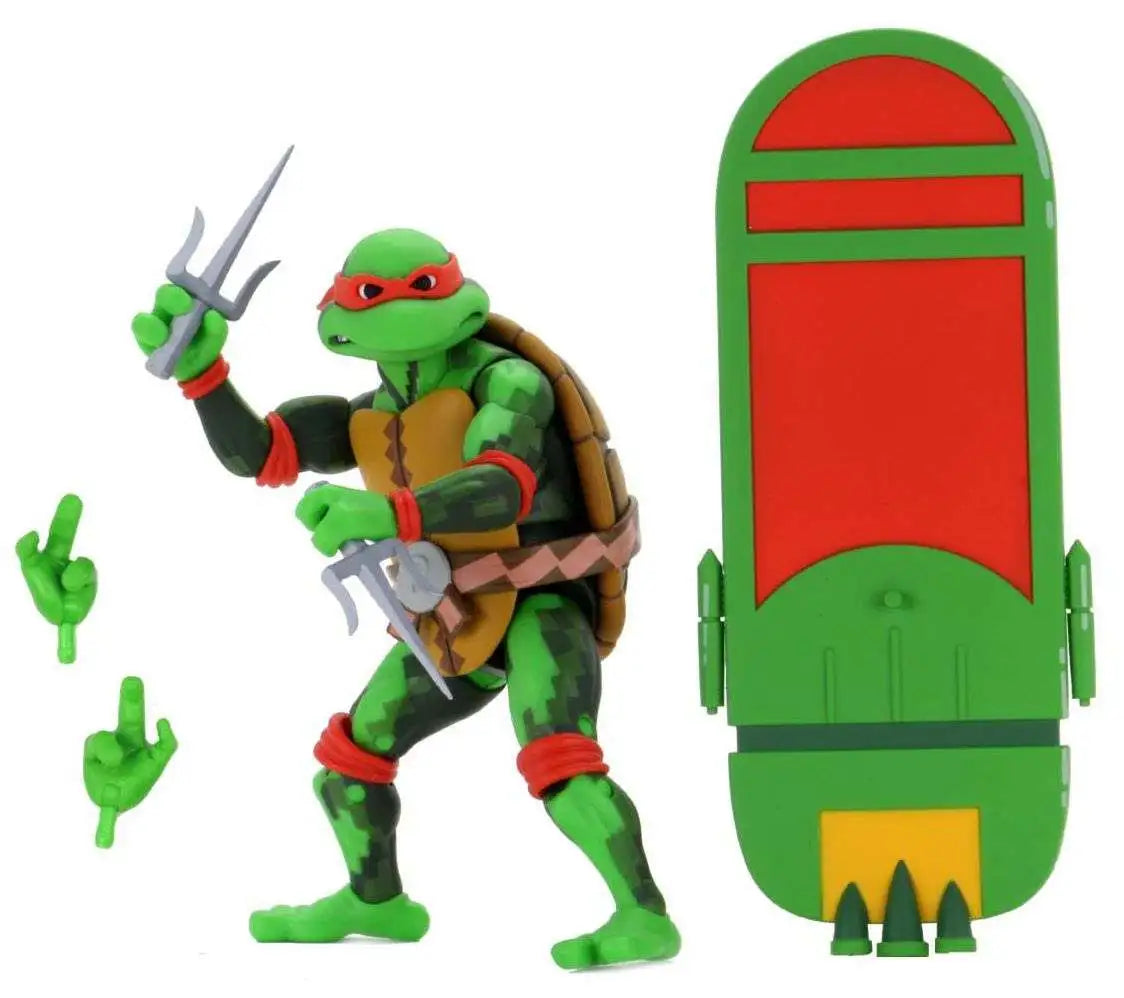 NECA Teenage Mutant Ninja Turtles Turtles in Time Series 2 Raphael Exclusive Action Figure